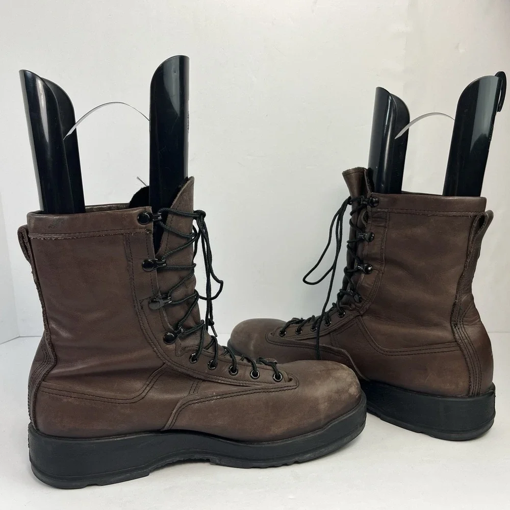 Belleville 330 ST Steel Toe Flight Boots Chocolate Brown Mens 12.5 R Wet Weather